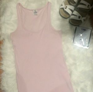 PINK VICTORIA'S SECRET pink tank top